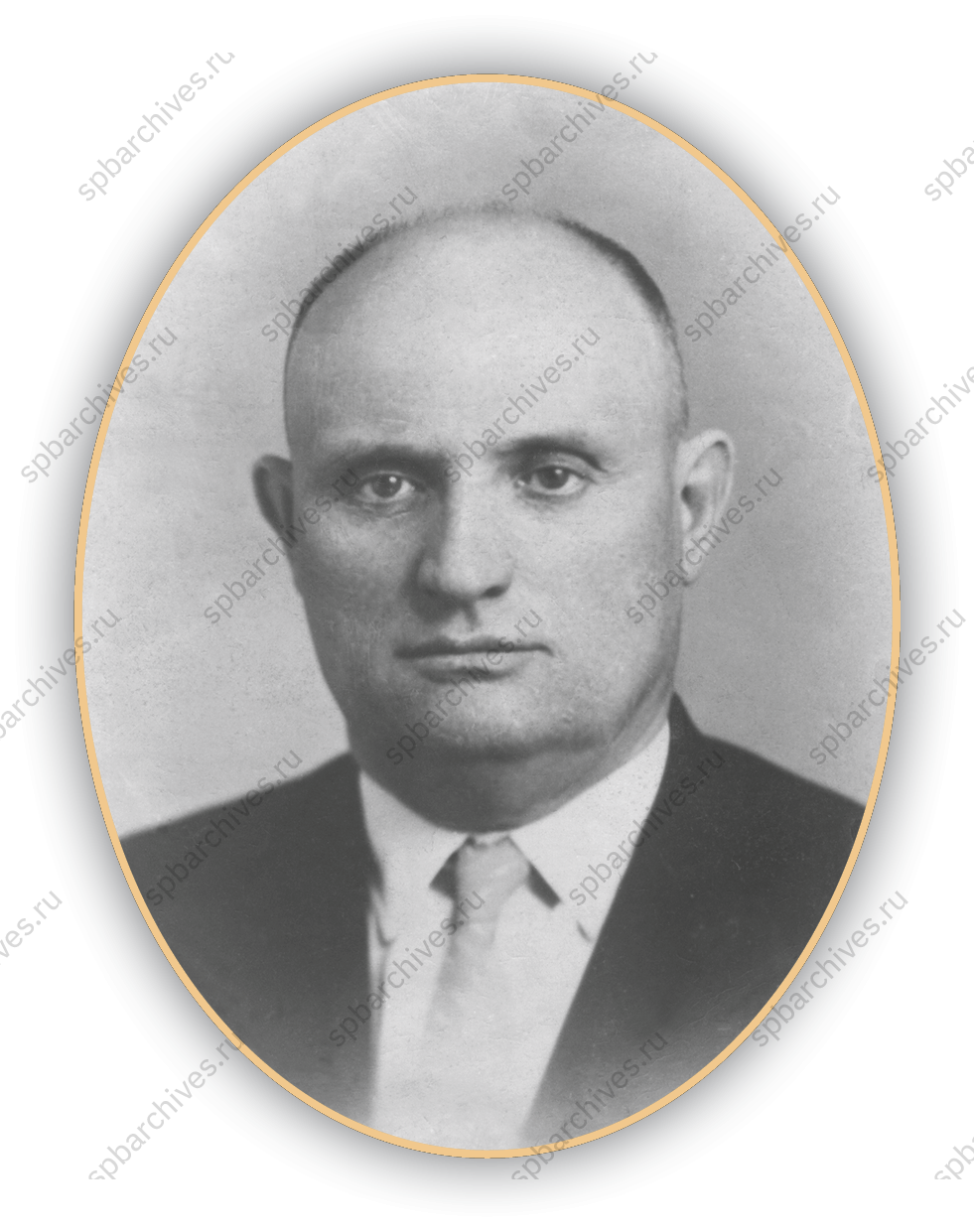 Заведующий Ленгорфинотделом в 1940–1948 гг. И.В.Гужков.<br />
<em>Объединённый ведомственный архив Комитета финансов Санкт-Петербурга.<br />
Ф.1. Оп.1. Д.649.</em>